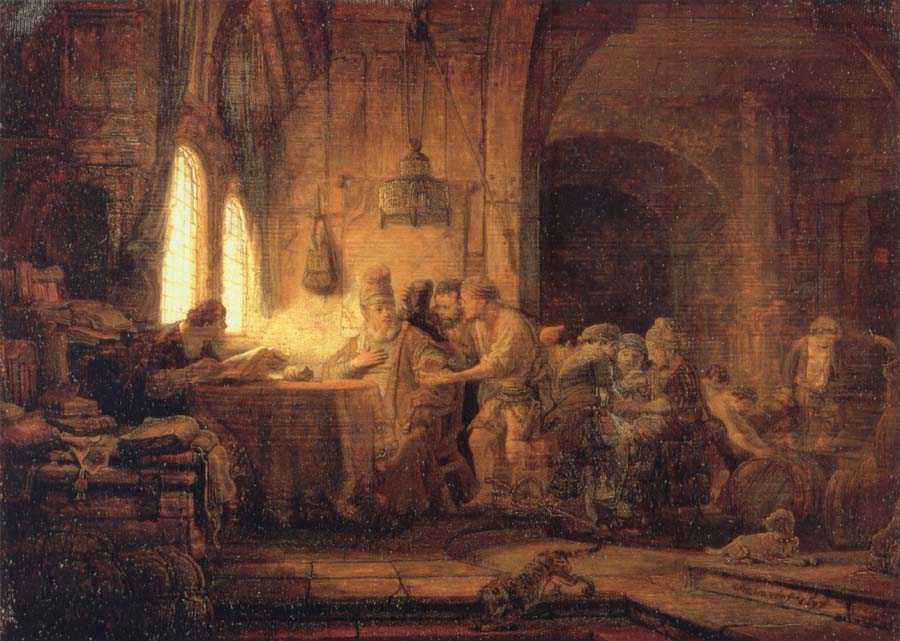 REMBRANDT Harmenszoon van Rijn The Parable of the Labourers in the Vineyard